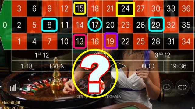 rulet açıkları 2023 taktik