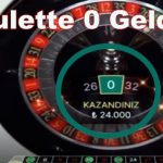 rulette 0 gelirse kaç katı verir sorusu